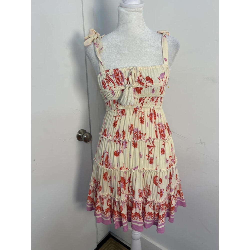 Floral Print Tiered Sundress with Tassel Detail Dillards‎ Girls 12-14